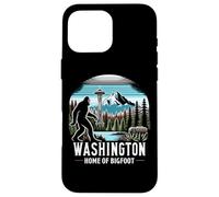 Washington USA Pacific Northwest Sasquatch Bigfoot Hunters Case for iPhone 16 Pro Max