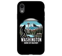 Washington USA Pacific Northwest Sasquatch Bigfoot Hunters Case for iPhone XR