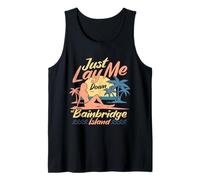 Washington Vacation Tourist Lay Me at Bainbridge Island Tank Top