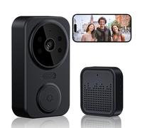 WASHLA Video Doorbell Wireless,Ring Video Doorbell Smart Security Doorbell Camera with Camera Wireless 2-Way Monitoring Suitable for Outdoor Entrance