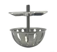 Washout Urinal Strainer with Leaky Spud Top Filter Funnel Design Chrome Finish, Easy to Use and Prevents Debris Entry