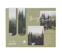 Washranp Double-Sided Magnet Bookmark Creative Magnetic Bookmark 2pcs Magnetic Bookmark Romantic Cloud Sky Landscape Simple Literary Book Marker Clip C