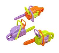 Washranp Fun Stress Reliever Chainsaw Simulation Toy Decompression Fidget for Teens Adults 3D Gravity Carrot Saw Model Interactive Plastic Fingertip Relief Random Color