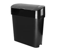 Washroom Hub Black Automatic Sanitary Bin 22L - Infrared Sensor Opening - No Hand Contact Required - Side Opening for Easy Servicing - Feminine Hygiene Waste Disposal - Easy to Clean - Robust Design