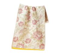 Washroom Towel Cotton Multi-Layer Woven, Begonia, E | Soft Face Cloth Bathroom Dorm Backup Travel Ready 35 X 75 Cm