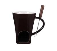 wasinon Fondue Pots Fondue Mug Set Personal Mini Chocolate Cheese Ice Cream Fondue Maker Kit Individual Butter Melter Cup Small Warmer (03)