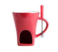 wasinon Fondue Pots Fondue Mug Set Personal Mini Chocolate Cheese Ice Cream Fondue Maker Kit Individual Butter Melter Cup Small Warmer (01)