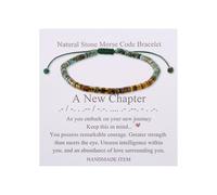 Wasise A New Chapter bracelet, Morse Code Bracelets