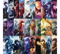 Wasise Dragon Bookmark 30PCS - Fantasy Bookmark, Book Marks for Reading, Fourth Wing Merch, Fourth Wing Gifts, Book Accessories Books Lover, Funky Bookmarks for Readers, Bookmarks for Men Women