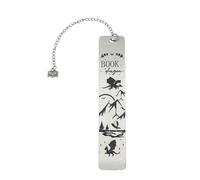 Wasise Dragon Bookmark - Metal Pterodactyl Bookmark, Acotar Bookmarks, Unique Fantasy-Themed Metal Bookmarks with Chain or Tassel, Funky Book Marks Gift for Book Lovers Readers Fantasy Enthusiasts