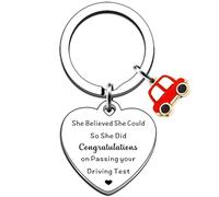 Wasise Drive Safe Keyring - New Driver Gifts, Just Passed Driving Test Gifts, Pass Driving Test Gift, Gift for New Drivers, Car Accessories for Teenagers, Boys and Girls