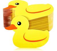 Wasise Duck Birthday Decorations - 100PCS Rubber Ducks Birthday Decorations, Ducks Party Favors, Duck Baby Shower Decoration, Duckling Napkins, Duckling Themed, Lucky Party Decorations