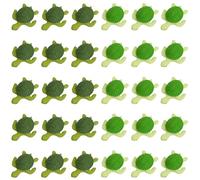 Wasise Tiny Turtles - 30PCS Mini Animals, Mini Sea Animals, Realistic Little Turtles Set, Tiny Turtle Charms, DIY Outdoor Tiny Turtle for Miniature Landscape Aquarium Potted Plants Fairy Gardens Kids