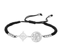 Wasise Witch Knot Bracelet - Celtic Knot Bracelet, Witch Bracelets, Bracelets For Women, Celtic Knot Braided Rope, Handmade Braided, Rope Adjustable, Wiccan Amulet Jewelry, for Women Girls Men Gift