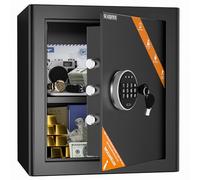 WASJOYE 42L Safe Boxes for Home, Digital Electronic Security Keypad Large Safes, Cabinet Safe with Key Lock for Home Hotel Business Office Money Gun Jewelry Passport