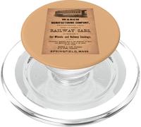 Wason 19th-Century Railway Car Central Pacific Railroad Ad PopSockets PopGrip for MagSafe