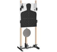 Wasoyun 2-in-1 Shooting Target Stand Base Adjustable Width from 8" to 24" for USPSA/IPSC and IDPA Cardboard and Paper Targets Practice 1 Pack