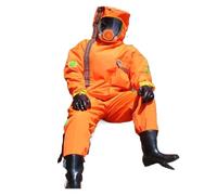 Wasp Clothing Anti-bee Thickened Full Set of Breathable Catching Bees Anti Hornet Suit with Fan Beekeeper Equipment Tools ,Full Protection(Oranje,12V fan M)