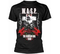 Wasp Crimson Idol Tour Heavy Metal Band Men's Black T-Shirt Unisex Tee XXL