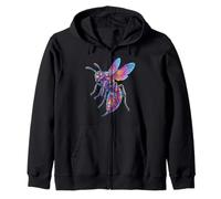 Wasp Insect Bug Lover Entomology Nature Insect Zip Hoodie