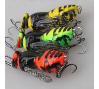 Wasp-Inspired Topwater Crawler for Walking and Popping Techniques Targeting For Bass Snakehead and Culter (17#)