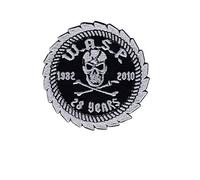 Wasp Metal Band 28 Years Patch Badge Embroidered Iron on Applique Souvenir Accessory