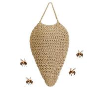 Wasp Nest Decoy - Cotton Rope Fake Artificial Hornet Nests | Realistic Hanging Paper Hornett Nests Artificiall Decoys Bees repellentt | Wasp Nest Decoy for Outdoor Backyard Garden