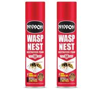 Wasp Nest Destroyer Foam - 300ml (Pack of 2) | Indoor & Outdoor Use | Effective Wasp Nest Removal & Control | Fast-Acting Foam for Safe Wasp Elimination