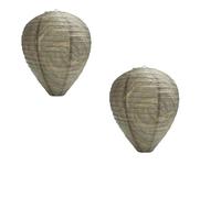 Wasp nest Dummy Wasp Defense, Waterproof Hanging Fake Nest, wasp Protection, wasp Repeller, Artificial wasp nest, Natural Wasp Deterrent for Home and Garden (2 Packs)