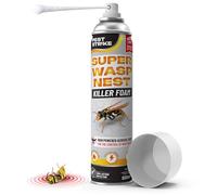 Wasp Nest Killer Foam Spray - 600ml Fast-Acting Aerosol for Indoor & Outdoor Use - Powerful Foam Wasp Spray for Safe & Effective Wasp Nest Removal