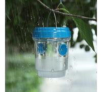 Wasp Traps for Outdoor Use, Solar Bee Catcher with LED Light, Reusable Flying Insect Trap for Garden, Hornet and Yellow Jacket Catchers, Hanging Design