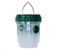 Wasp Traps Outdoor Hanging, Solar Bee Trap for Outside, Wasp Trap Bee Insect Yellow Jacket Hornet Killer, Solar Powered Hornet Trap for Garden Patio Backyard