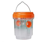Wasp Traps Outdoor Hanging, Solar Bee Trap for Outside, Wasp Trap Bee Insect Yellow Jacket Hornet Killer, Solar Powered Hornet Trap for Garden Patio Backyard
