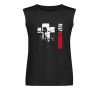 Wasp W.A.S.P. T Shirt The Crimson Idol Band Logo Sleeveless Vest Tank Top Black XL