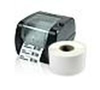Wasp WPL305 2.25" X 0.75" TT LABELS 5"OD (4 ROLLS) White