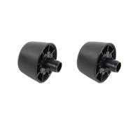 WASQUBKS 2pcs Black Car Rubber Bumper Bonnet Hood Lid Stop Buffer Tailgate Cushion Plug Auto Parts Compatible With JEEP WRANGLER JK JKU 2007-2018