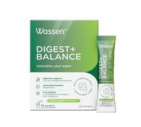 Wassen Digest + Balance Digestive Enzyme Supplements |14 Lemon & Ginger Sachets | Magnesium Powder Electrolyte Sachets | Calcium Helps With Normal Function Of Digestive Enzymes |Gut Health Supplements