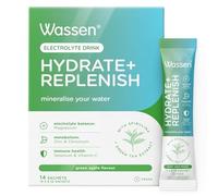 Wassen Hydrate + Replenish Electrolytes Sachets - 14 Sachets | Rehydration Sachets to Rehydrate & Replenish Lost Electrolytes | Spirulina Powder| Magnesium Sachets to Maintain Normal Energy Levels