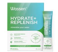 Wassen Hydrate + Replenish Electrolytes Sachets - 14 Sachets | Rehydration Sachets to Rehydrate & Replenish Lost Electrolytes | Spirulina Powder| Magnesium Sachets to Maintain Normal Energy Levels