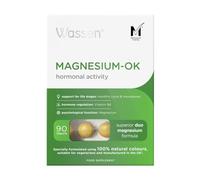 Wassen Magnesium - OK - 90 Magnesium Tablets | Magnesium Supplements for Women | Hormone Balance for Women | PMS Supplements | Menopause Supplements | Daily Supplements for Women | 3 Month Supply