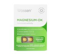 Wassen Magnesium OK Tablets – Hormone & PMS Support for Women, 90 Tablets (3-Month)