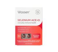 Wassen Supplements Selenium ACE+D Immune Health – Selenium, Zinc, Vitamins C & D – 90 Tablets