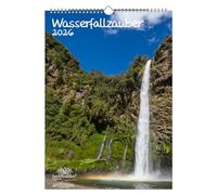 Wasserfallzauber DIN A3 Calendar for 2026 Waterfall Waterfalls and Cascades Seelenzauber