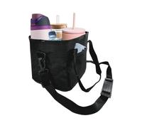 Wasserflaschenhalter Tasche - Hülle mit großzügigem Fassungsvermögen | Verstellbarer Schultergurt Trinkflaschenbeutel - für Wandern Spaziergänge Reisen Outdoor-Aktivitäten Freizeit Zuhause Park, Black