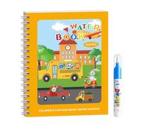 Wassermalbuch - Watercolour Workbooks - Aquarellbuch | Wiederverwendbares Reise-Aquarellbuch | Mit Stift, Lernmaterial Für Den Unterricht, Basteln, Vorschulunterricht, Partygeschenke