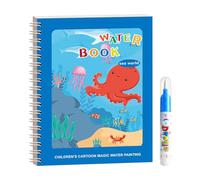 Wassermalbuch - Watercolour Workbooks - Aquarellbuch | Wiederverwendbares Reise-Aquarellbuch | Mit Stift, Lernmaterial Für Den Unterricht, Basteln, Vorschulunterricht, Partygeschenke