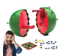 Wassermelonen-Smash - Wassermelonen-Smash-Spiel - Familientreffen-Spiel - Lustiges Wassermelonen-Familienspiel Mit Drehscheibe Und 32 Stücken Aus Abs-Material | Für Familienspielabend