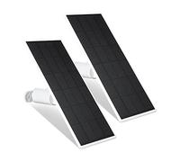 Wasserstein Solar Panel for Google Nest Cam Outdoor or Indoor, Battery - 2.5W Solar Power - Made for Google Nest (2-Pack)