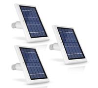 Wasserstein Solar Panel with 13.1-Foot Outdoor Magnetic Charging Cable for Arlo Ultra/Ultra 2 and Arlo Pro 3, Pro 4, Pro 5S (3-Pack, White)