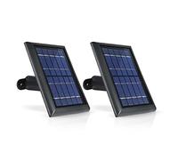 Wasserstein Solar Panel with Internal Battery Compatible with Blink Outdoor, Blink Outdoor (3rd Gen), & Blink XT2/XT Camera (2-Pack, Black)